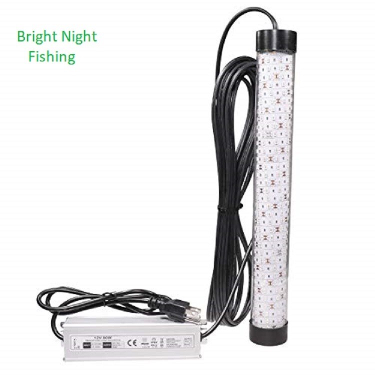 Bright Night Fishing Underwater Fishing Light 15,000 LUMENS White 300 LEDs Dock