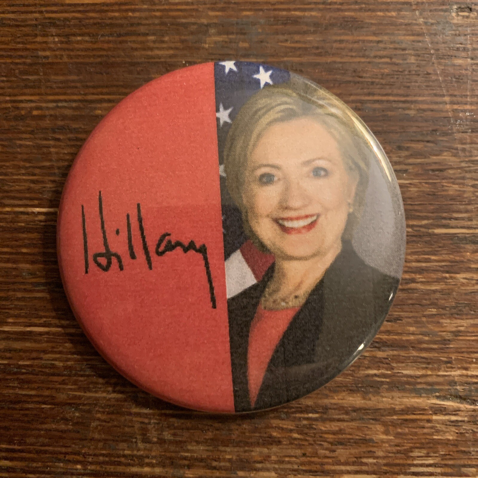 Official 2016  Oregon  Made Hillary Clinton Campaign Pinback Button