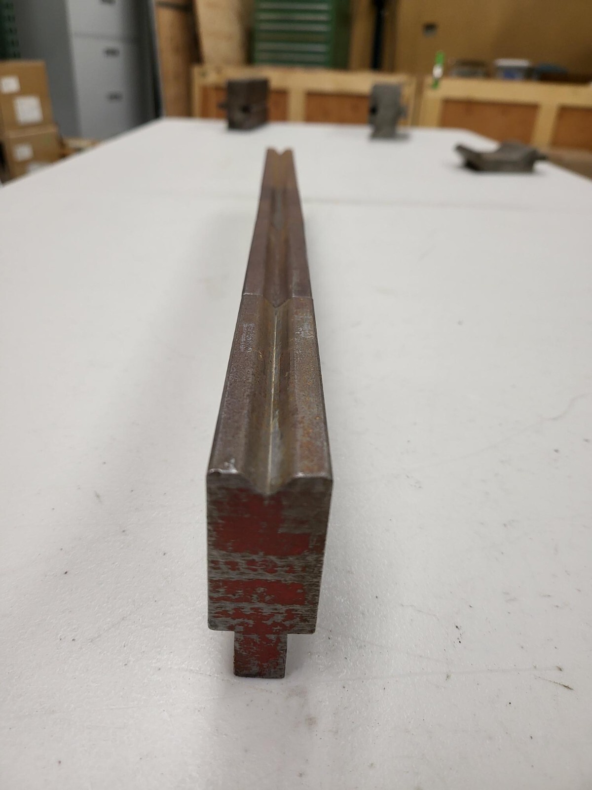 18.75" Long Press Brake Tooling V Die 3/8" Opening 2.5" Tall Sectionalized BTB1