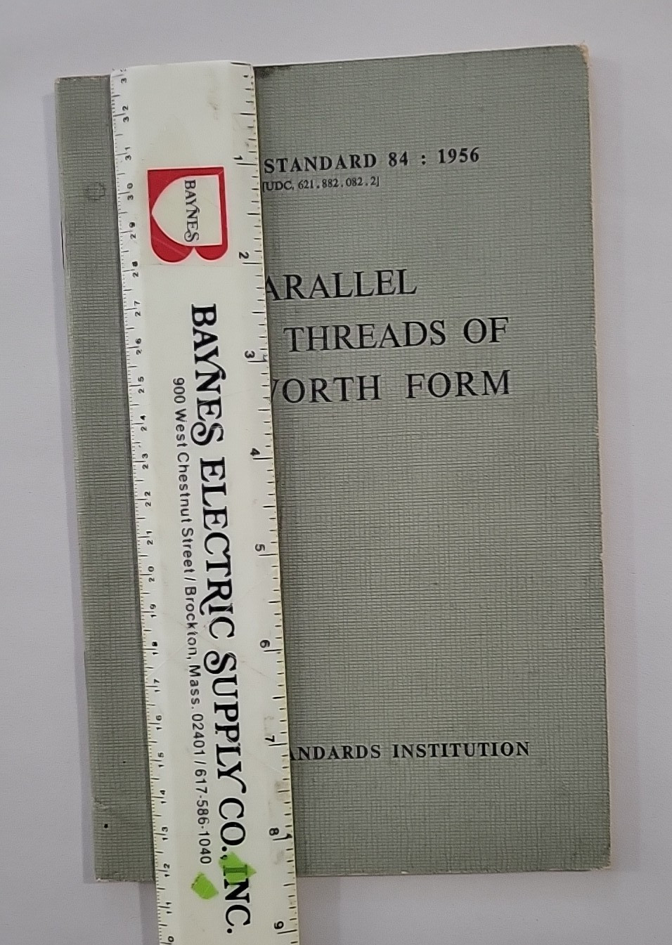 Lot 4 1950s British Standard Screw Thread Brochures