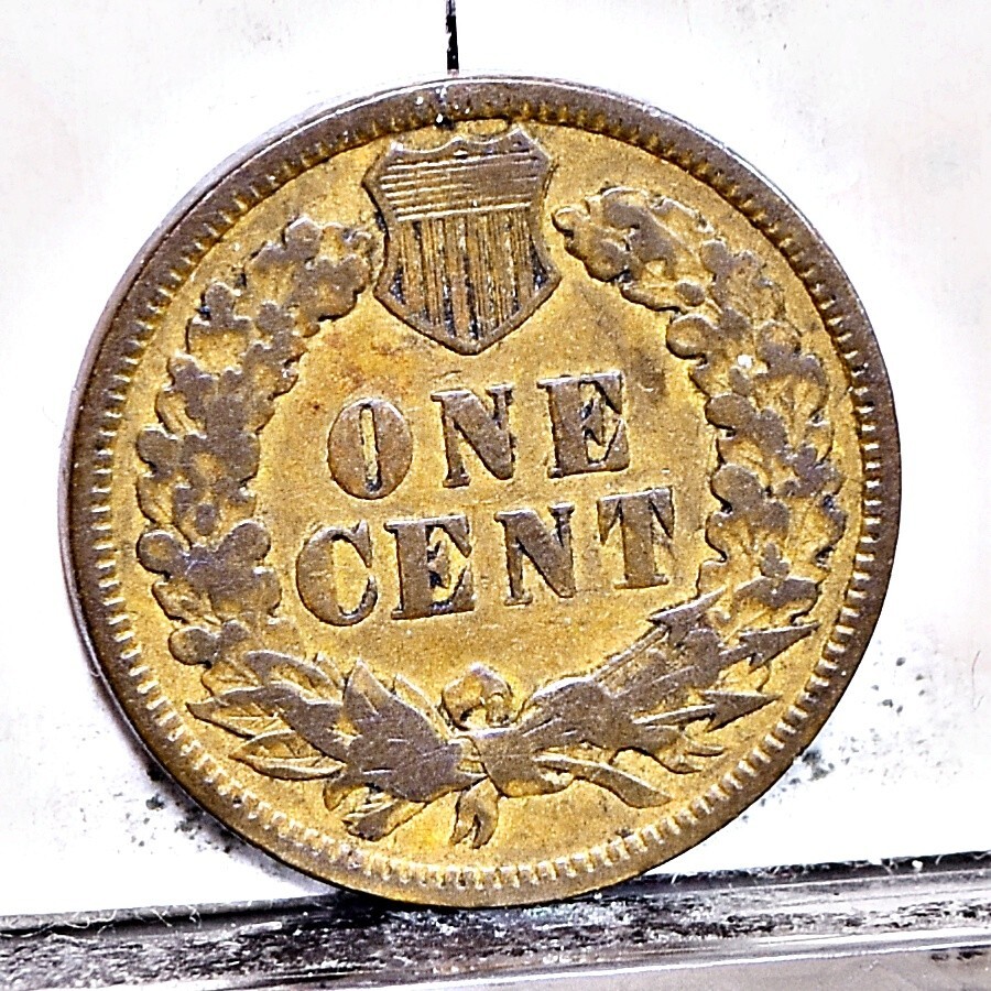 1879 Indian Cent - V Ch VF (#58967-L)