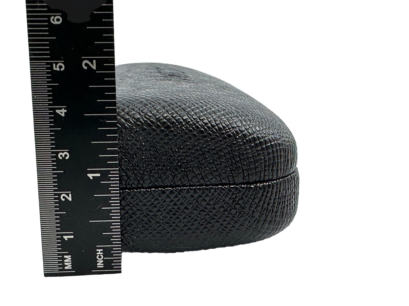NEW Match Black Textured Hard Clamshell Eyeglasses Case Spring Closure