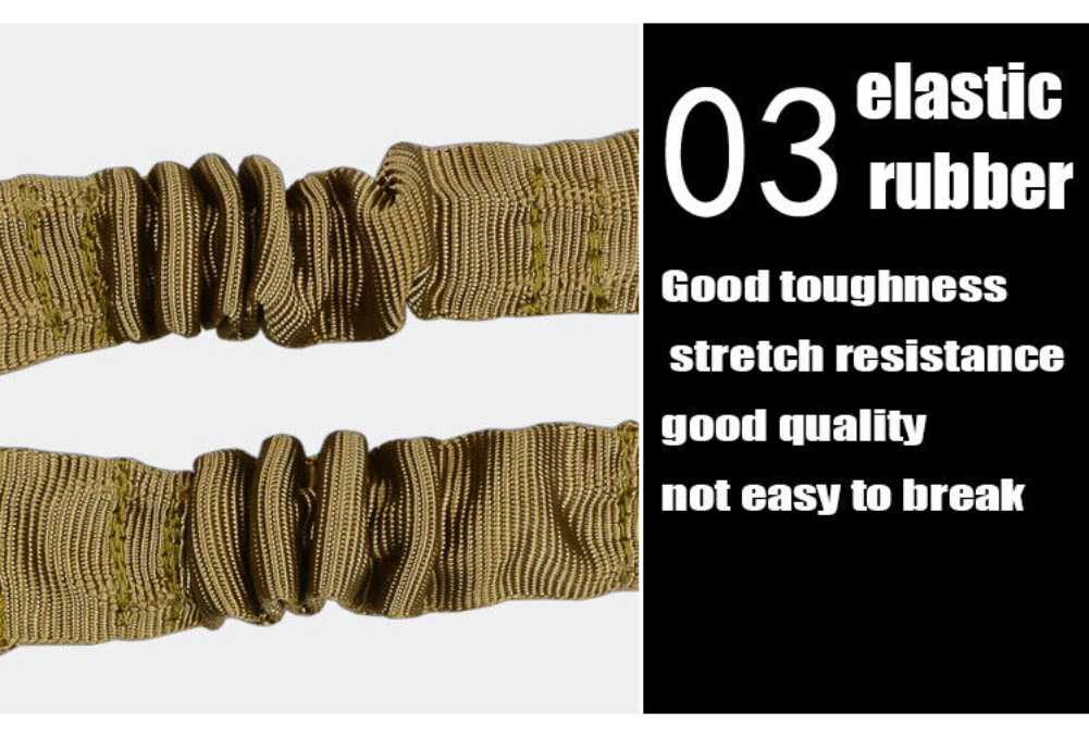 Tactical Sling Hunting Gun Sling Adjustable Nylon Multifunctional Elastic Band