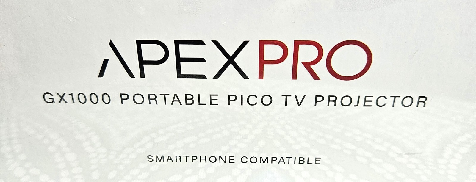 APEX PRO GX1000 Portable Pico TV Image Projector 4k Ultra HD Streaming WiFi-NEW