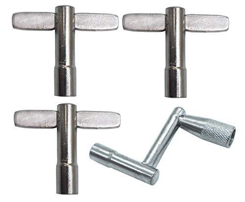 4 Pack Universal Drum Tuner Key with Continuous Motion Speed Key
