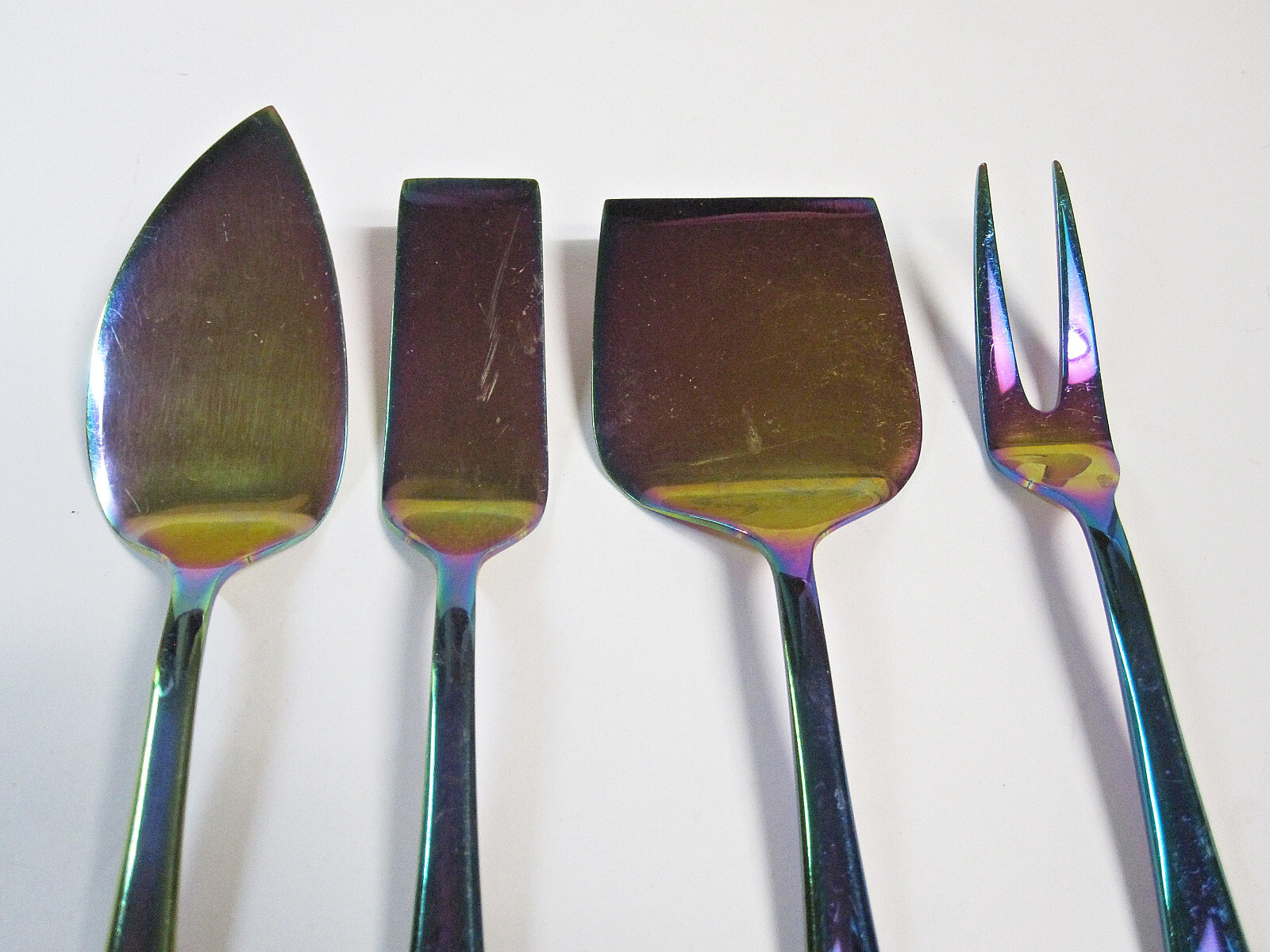 Cambridge CELESTE RAINBOW 4-PC Cheese Serving Set Stainless
