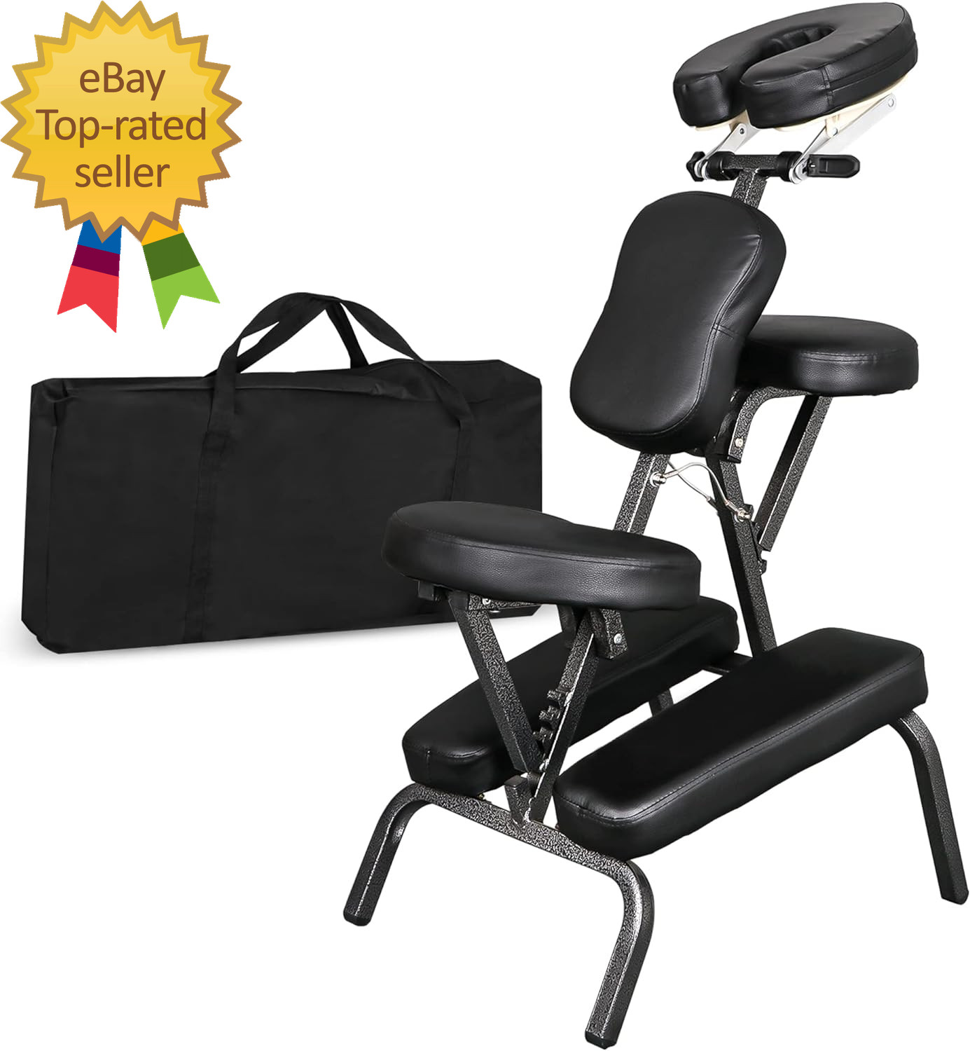 Portable Massage Chair Foldable Tattoo Therapy Chair 4 Inches Thickness Sponge