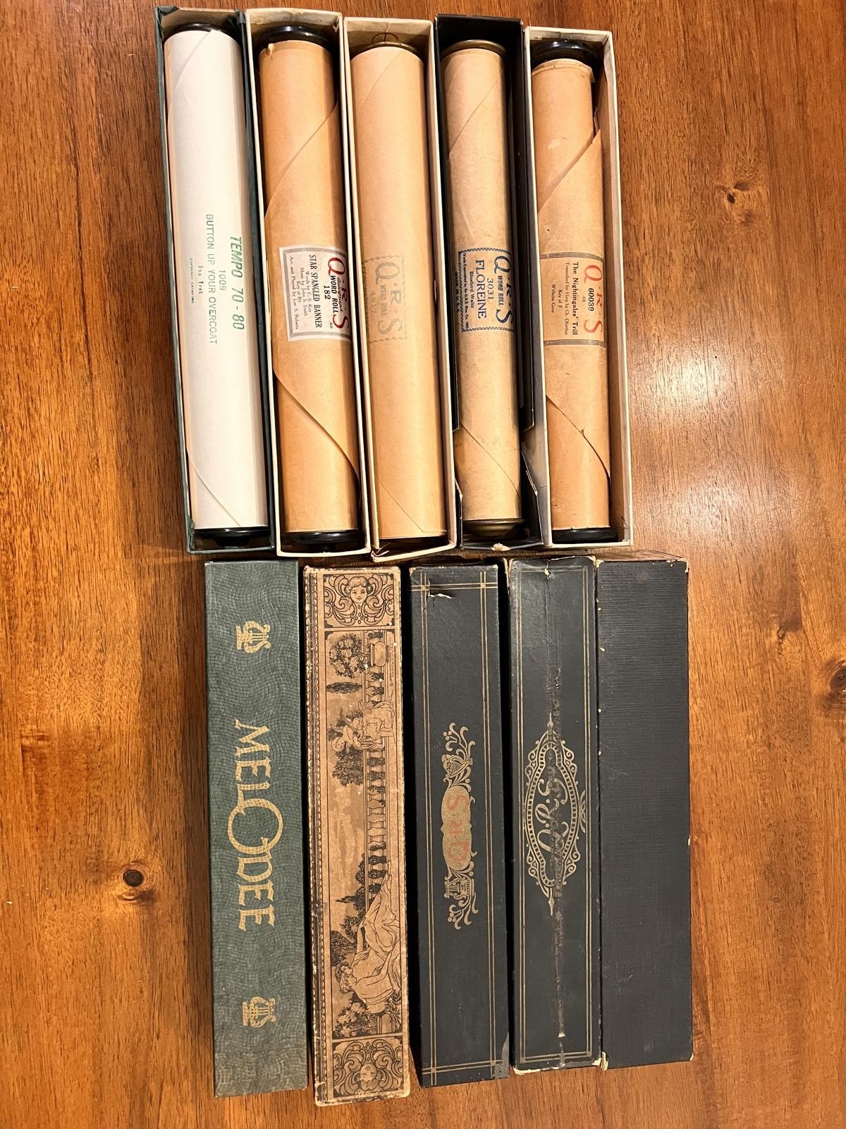 Vintage QRS Piano Player Rolls Collection (RT018)