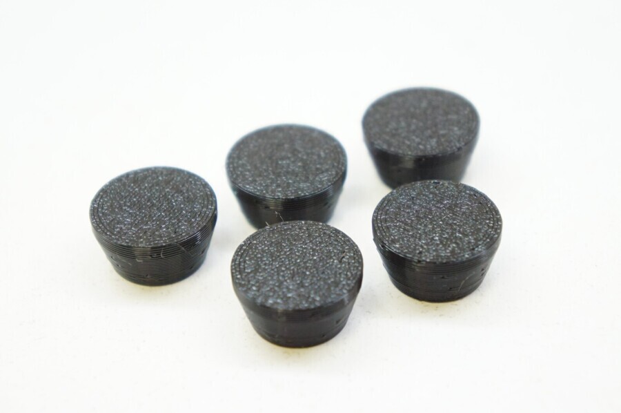 Replacement Rubber Glides Feet Pads for Ikea Gilbert Chair (Rubberized, 5-Pack)