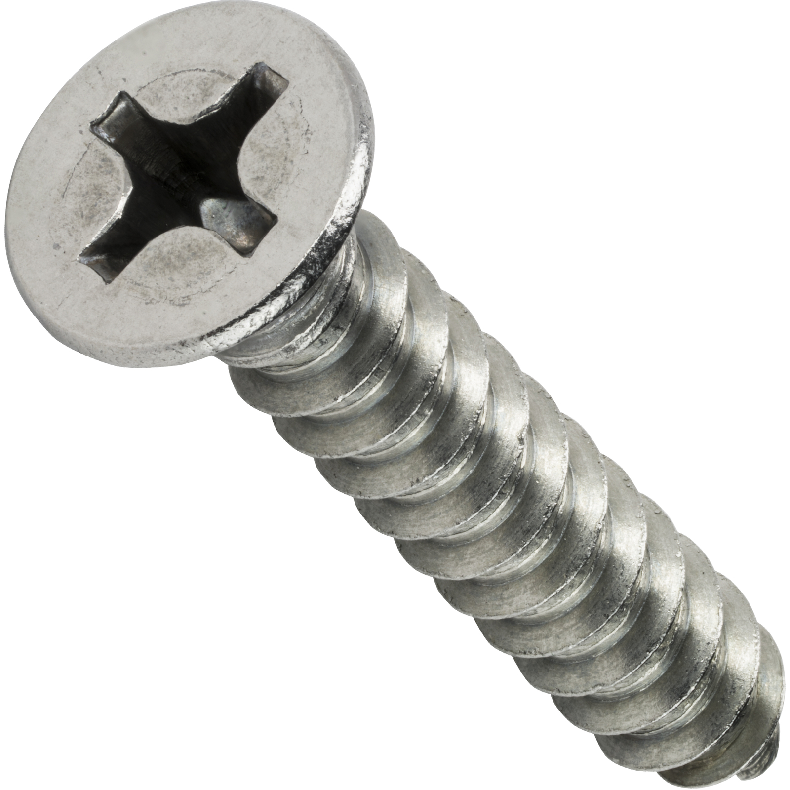 #12 x 3/4" Phillips Flat Head Sheet Metal Screws Stainless Steel Qty 25