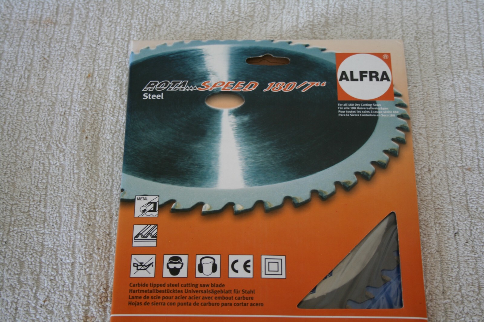 STEEL CUTTING BLADE W / CARBIDE TIPS (ALFRA)
