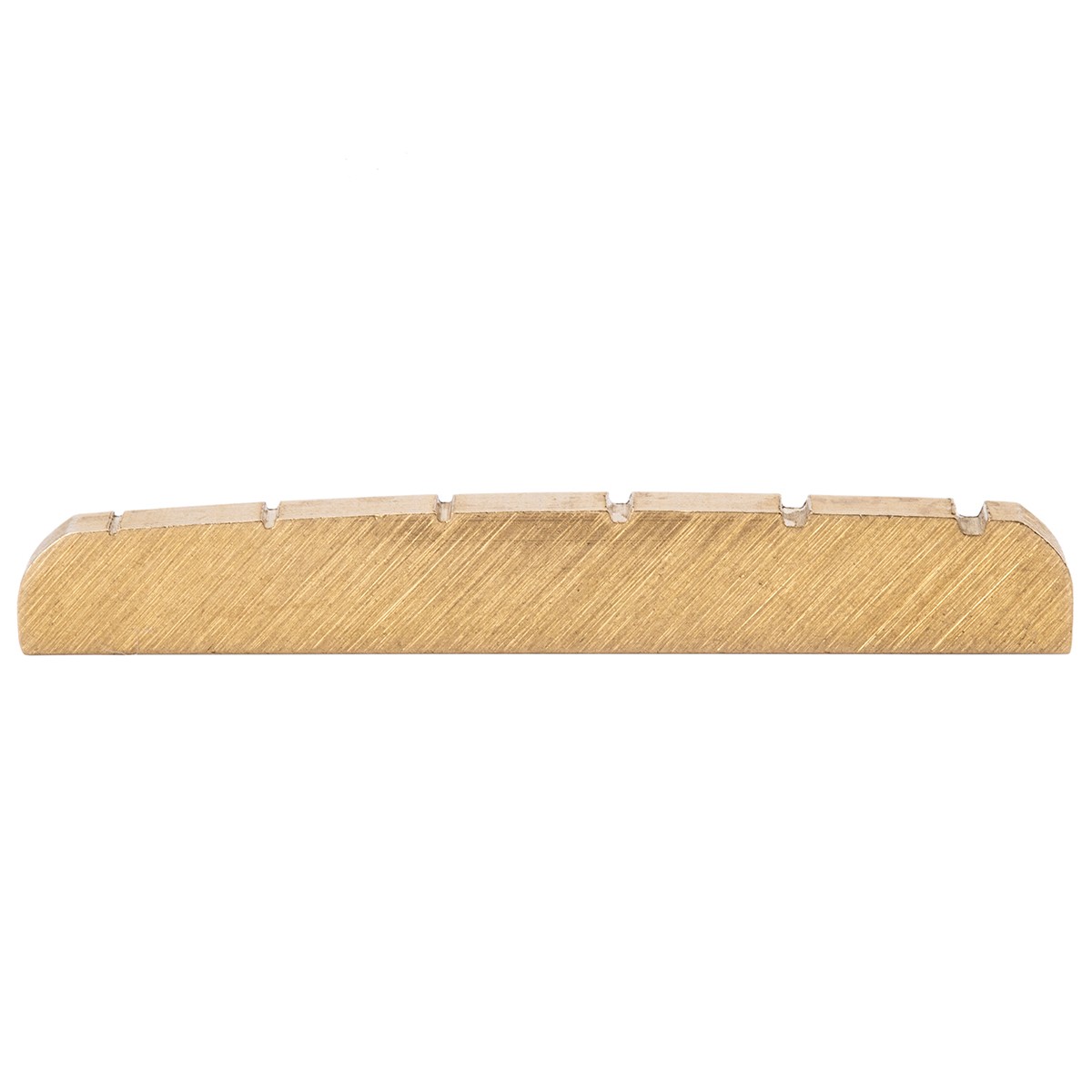 Musiclily 43x3.5x6mm 6 String Slotted Brass Nut For Strat Tele Electric Guitar