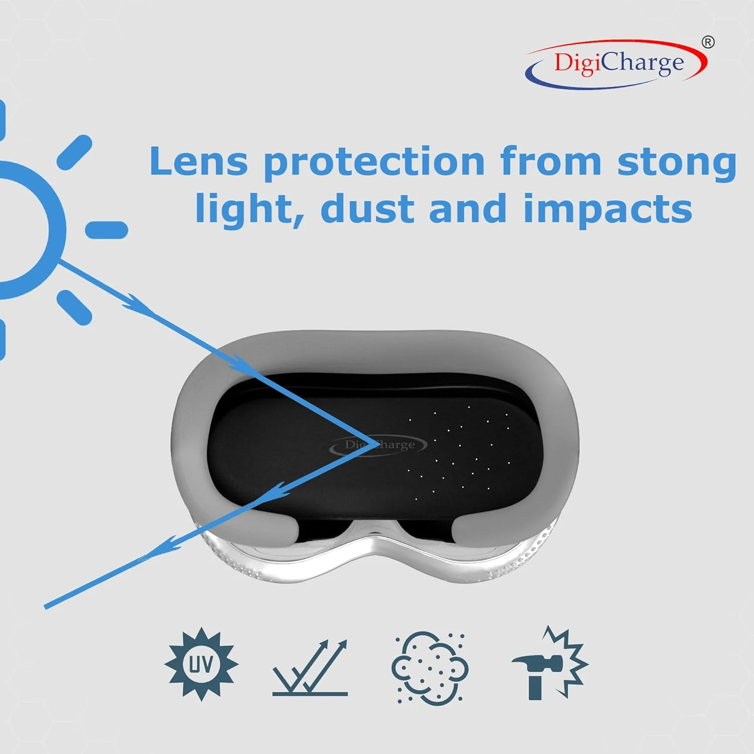 VR Lens Cover Compatible with Vision Pro Meta Quest 3 2 PSVR Black Protector