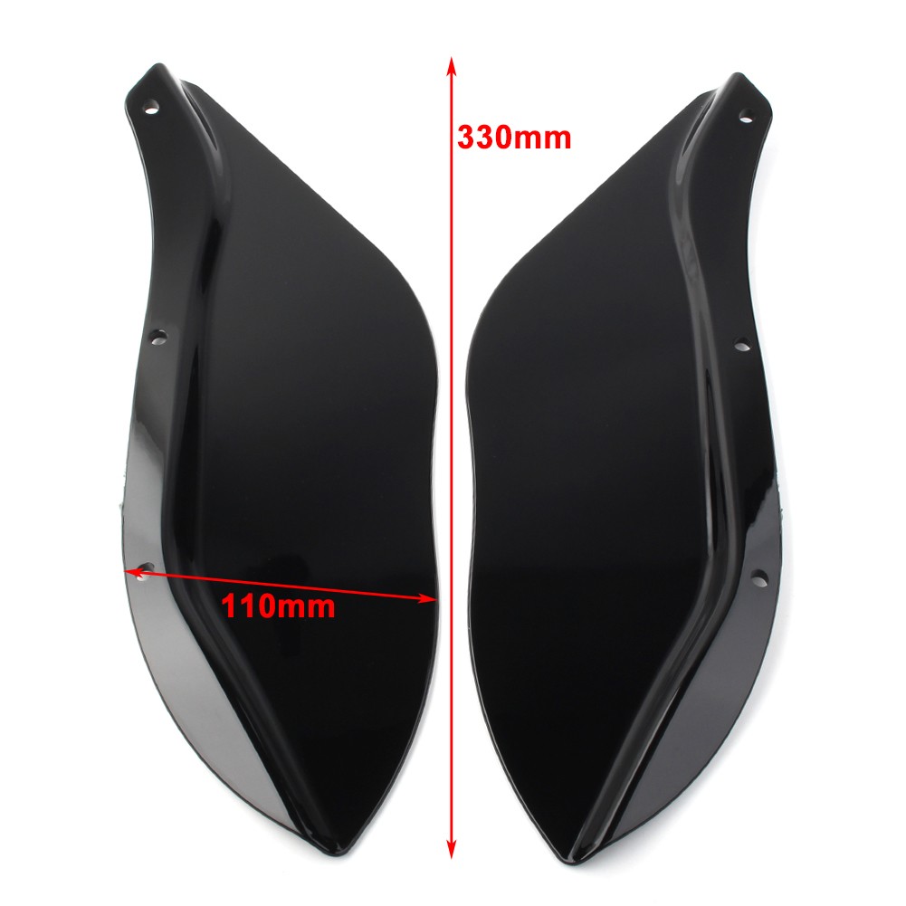 1 Pair Fairing Windshield Air Deflector For Harley Street Electra Glide 96-13 US