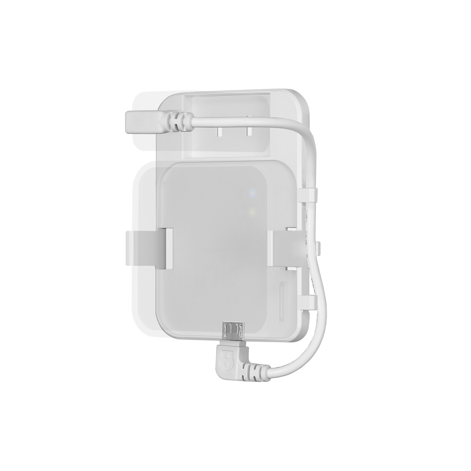 Outlet Wall Mount Hanger Holder Stand for Blink Sync Module 2 White