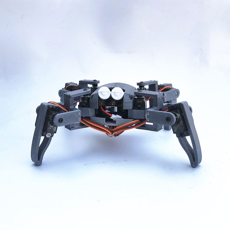 Quadruped Robot Spider Robot Wifi Robot for Education Open Source Assembled