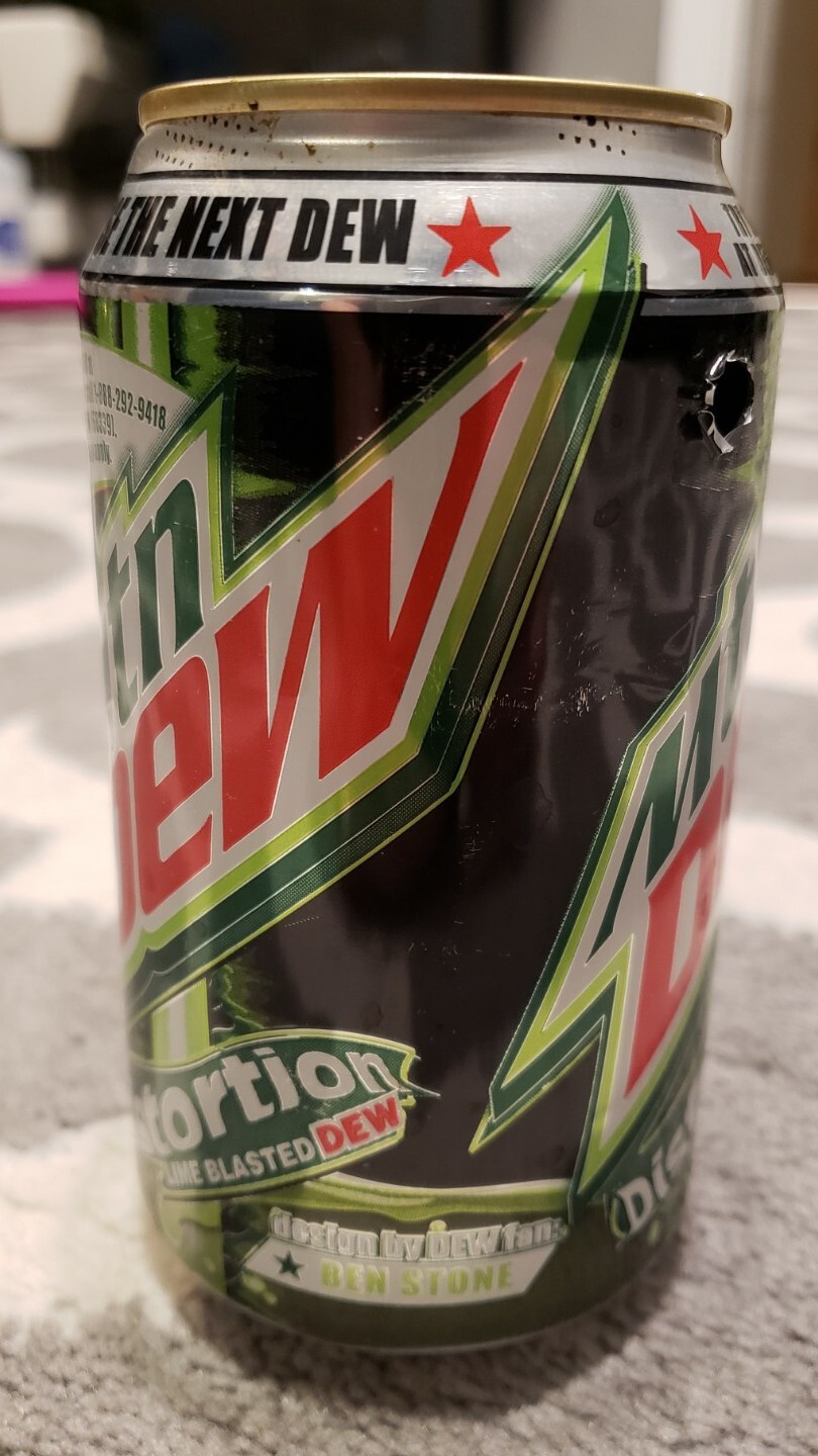 Mountain Dew 2010 Distortion Soda Dewmocracy Empty READ