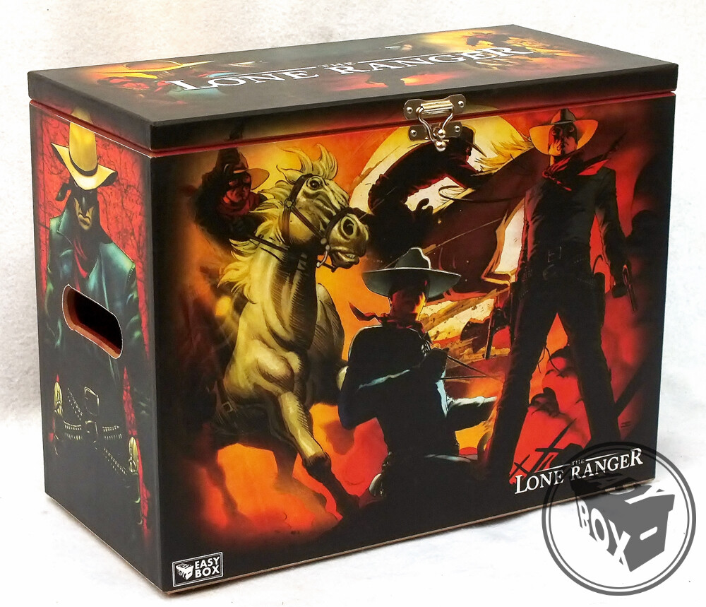 The Lone Ranger - Large Comic Book Hard Storage Box Chest MDF