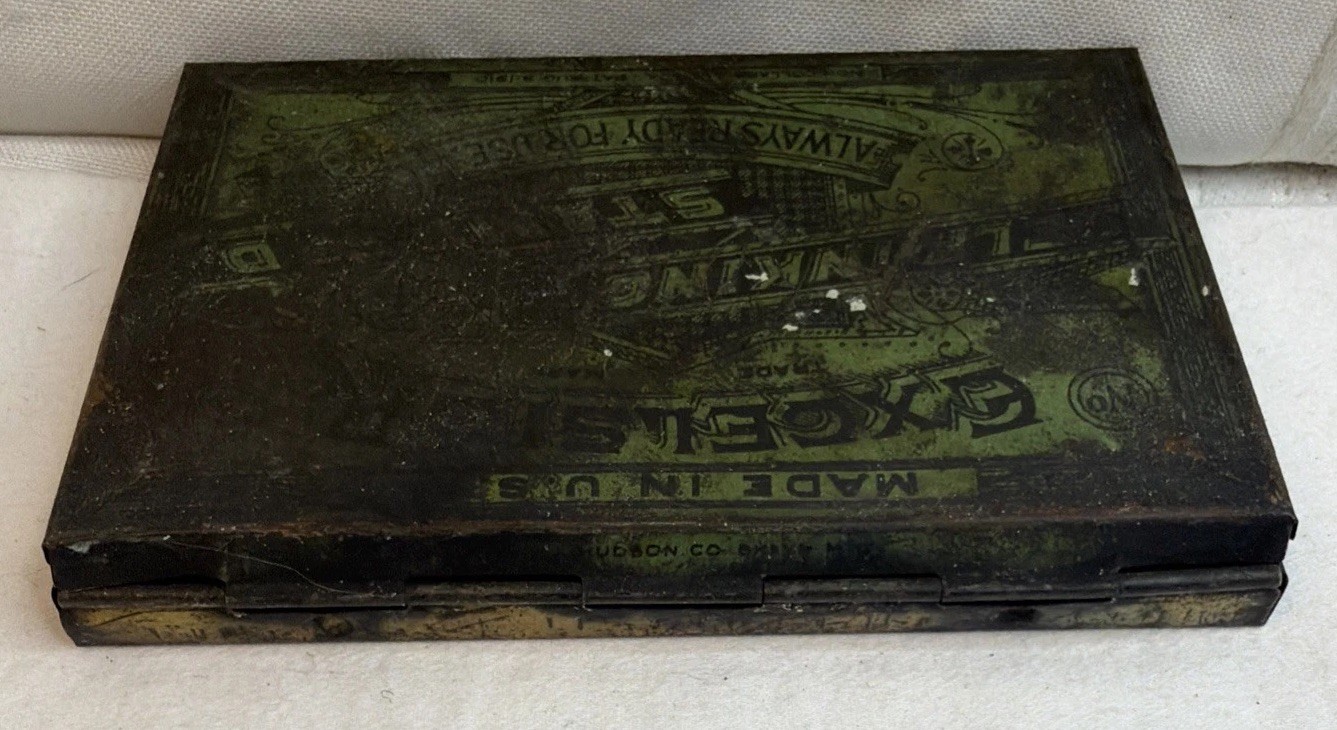 1910 Antique Excelsior Self-Inking Stamp Pad