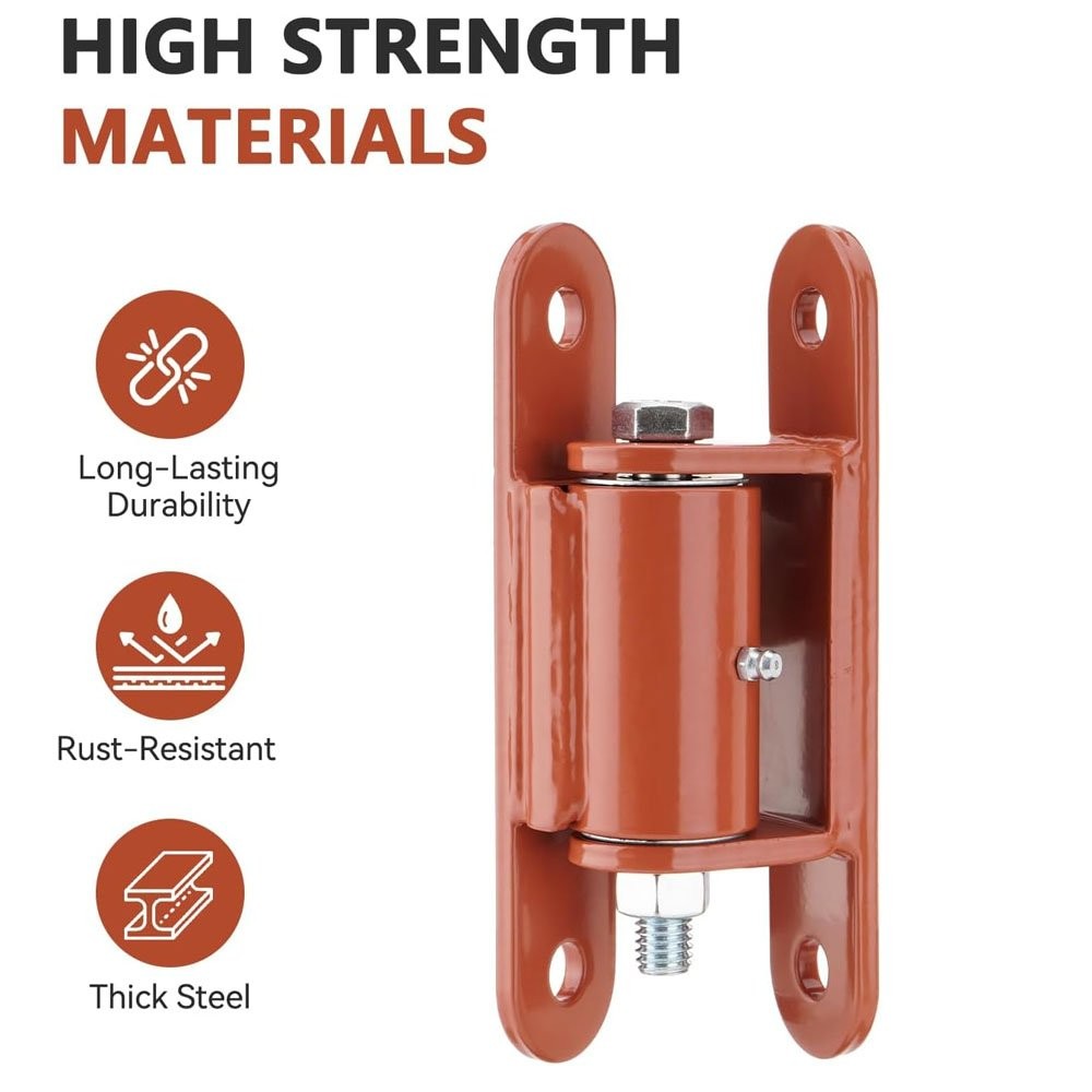 2x 7 Inch Heavy Duty Gate Hinge, Bolt onto Gate Hinge, Weldable Hinges for Gate