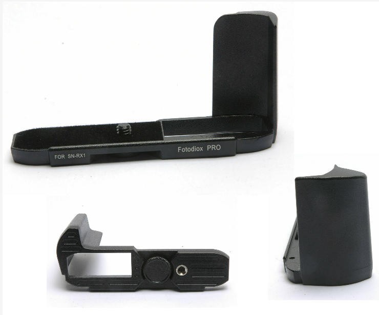 HOT Fotodiox PRO Hand Grip For Sony RX1 Camera Black Metal Adaper Accessory
