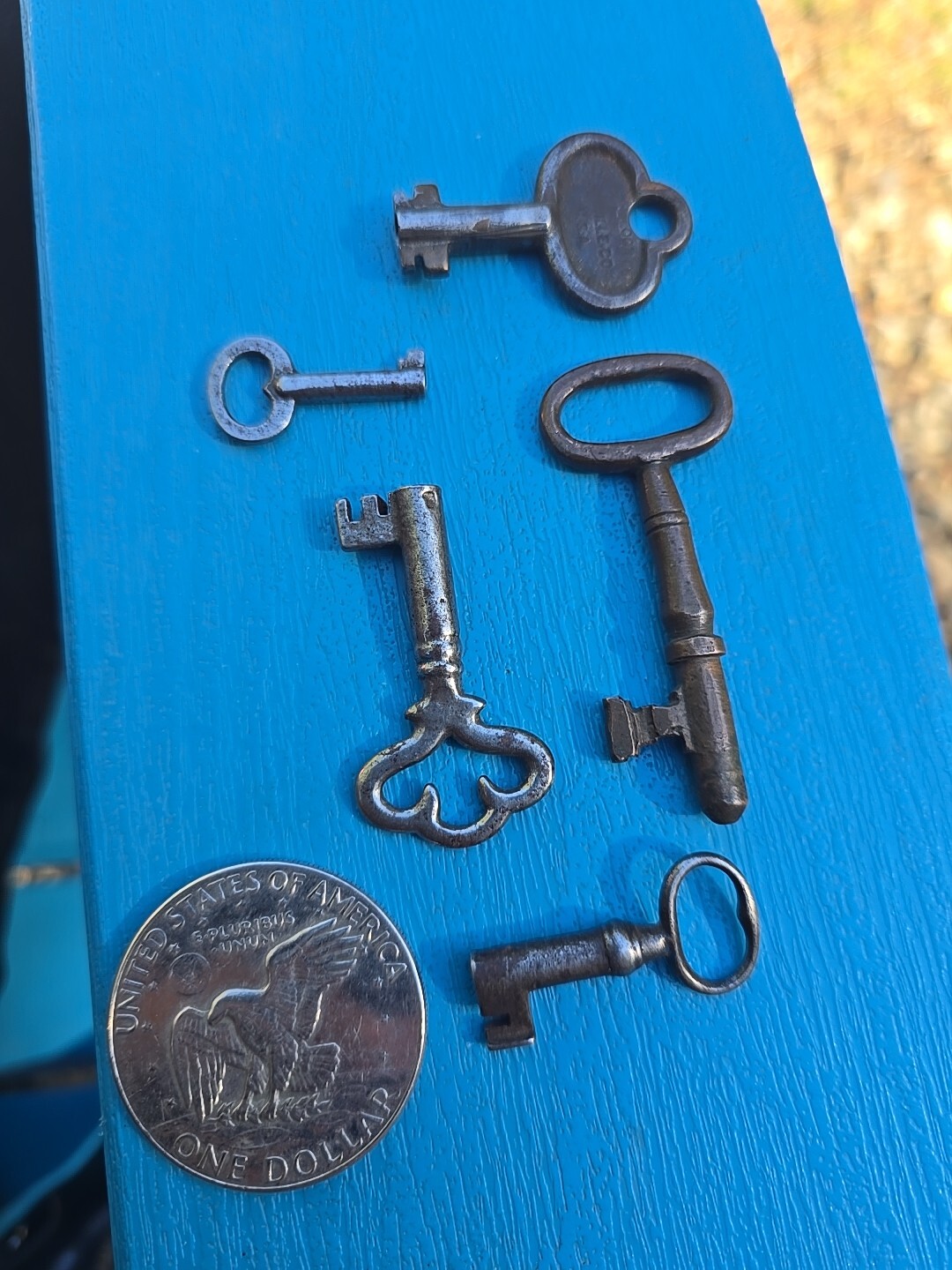 Great Old Miniature Chest or Box Key☆ 1 Antique Metal Key!