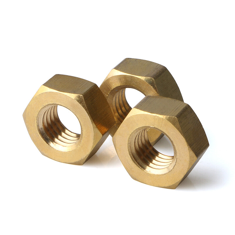 Solid Brass Hex Nuts Full All Sizes And Quantitie M2 M2.5 M3 M4 M5 M6 M8 M10 M12