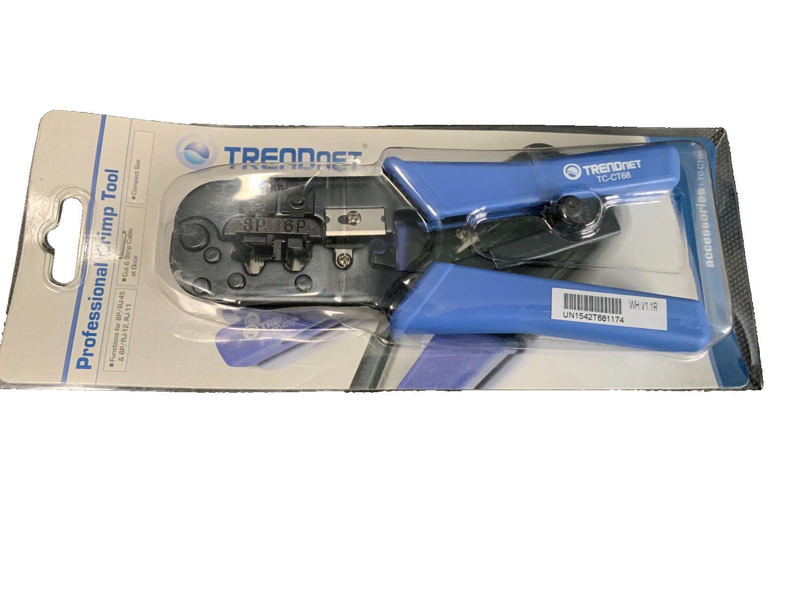 TRENDnet TC-CT68 PROFESSIONAL Crimp TOOL , Cut, and Strip