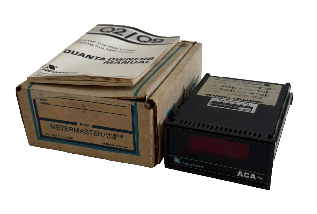 NEW NEWPORT QUANTA Q2000F PANEL METER
