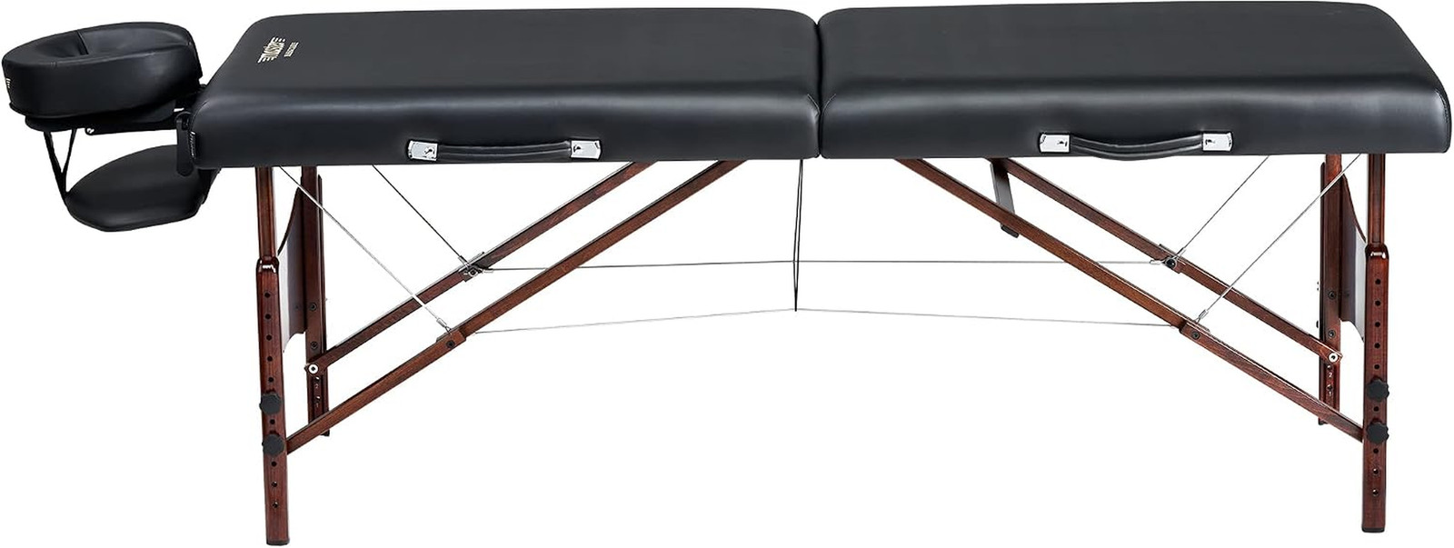Portable Massage Table with 2.5" Cushion & Accessories - Black 30