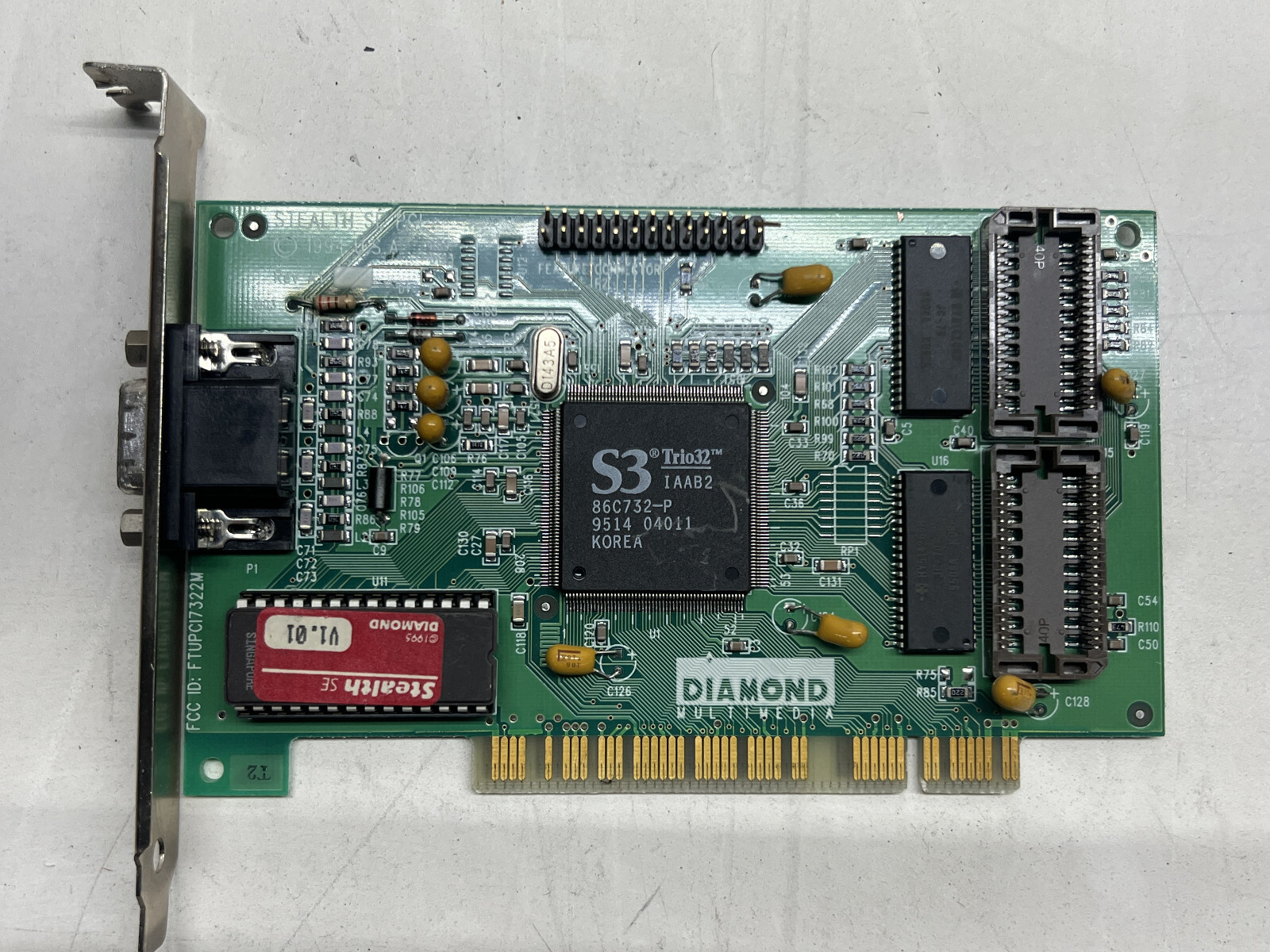 Diamond Stealth SE PCI Graphics card S3 Trio 32 1MB PCI
