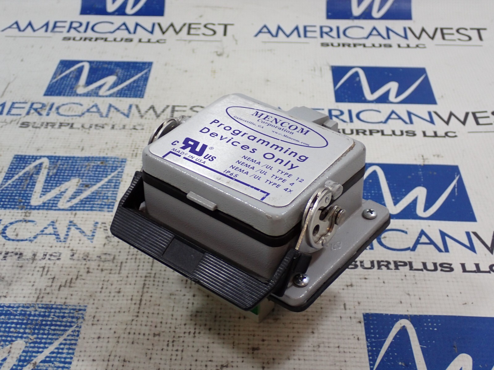 Mencom Programming Device NEMA 4 115VAC Outlet Port