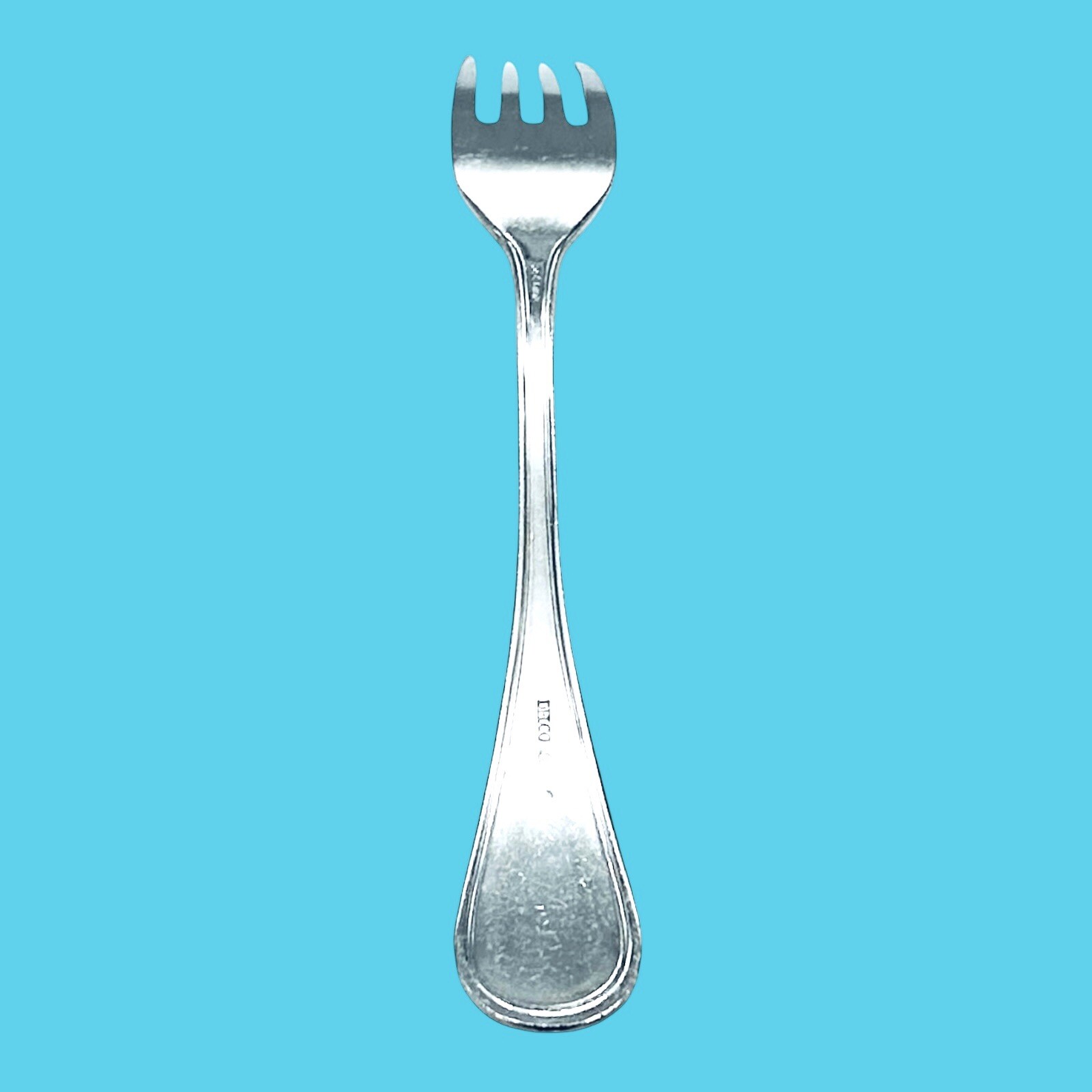 Delco PROVENCE Stainless Silverware 18/10 Glossy Outlined Flatware Dinner Fork