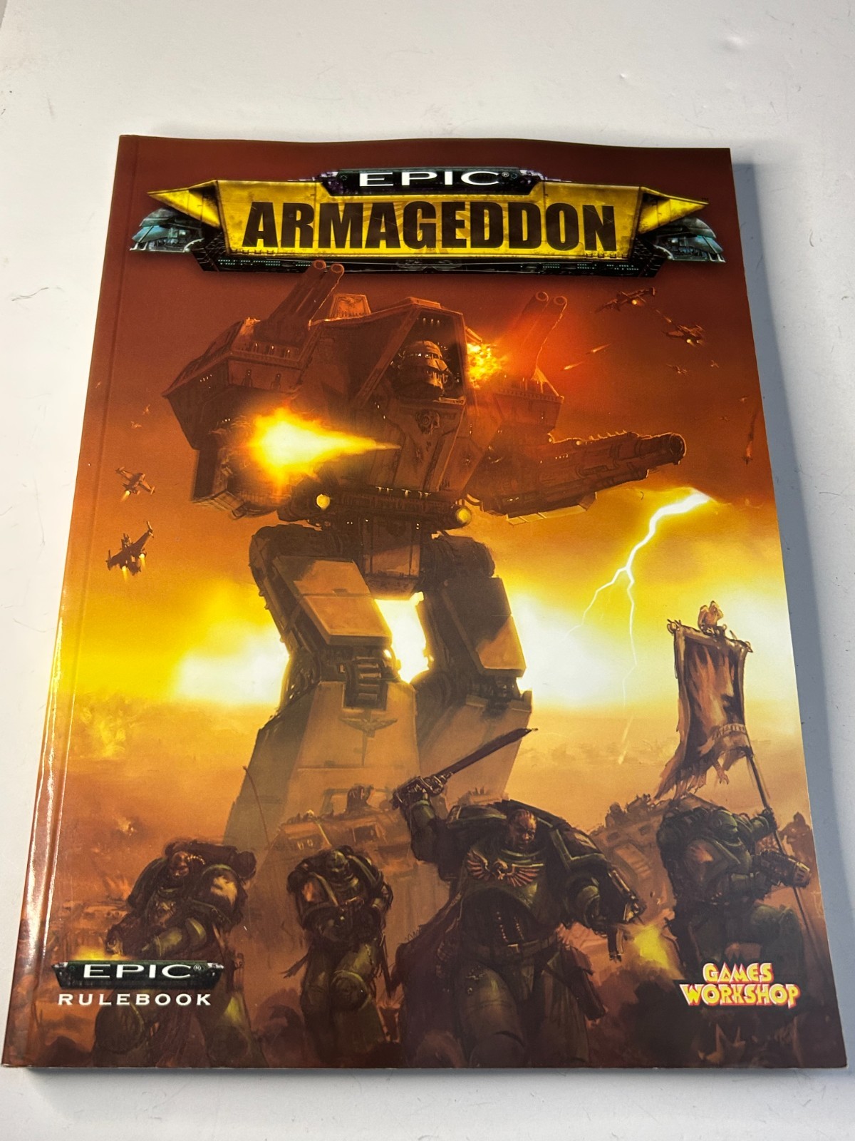 Warhammer 40K CLASSIC Epic Armageddon Rulebook 2003 BRAND NEW SC EXCELLENT OOP