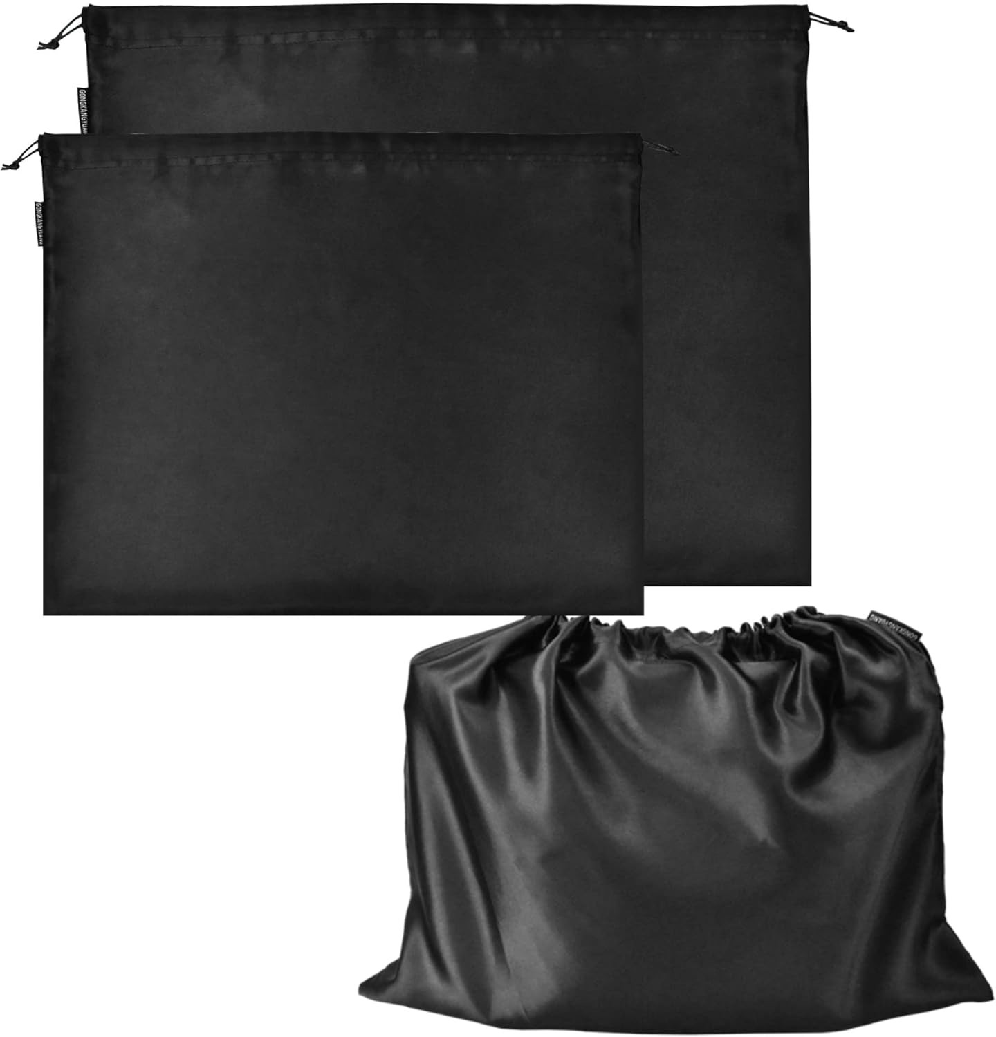 2 Pack Dust Bags for Handbags Silk Dust Cover Bag for Handbags Purses Shoes, ...