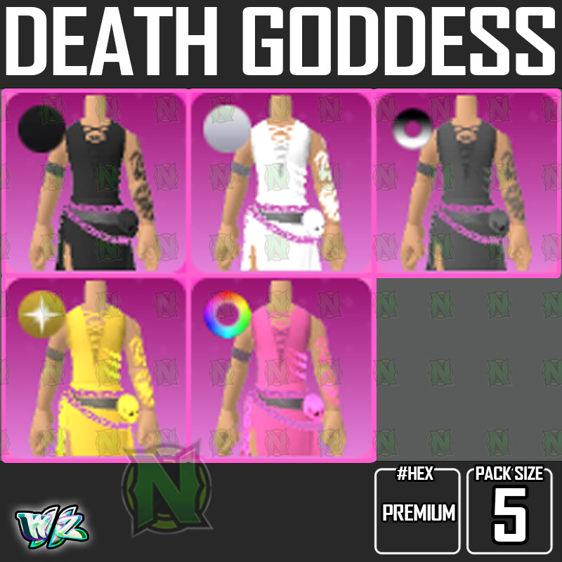 World Zero WZ - 5 PACK - DEATH GODDESS