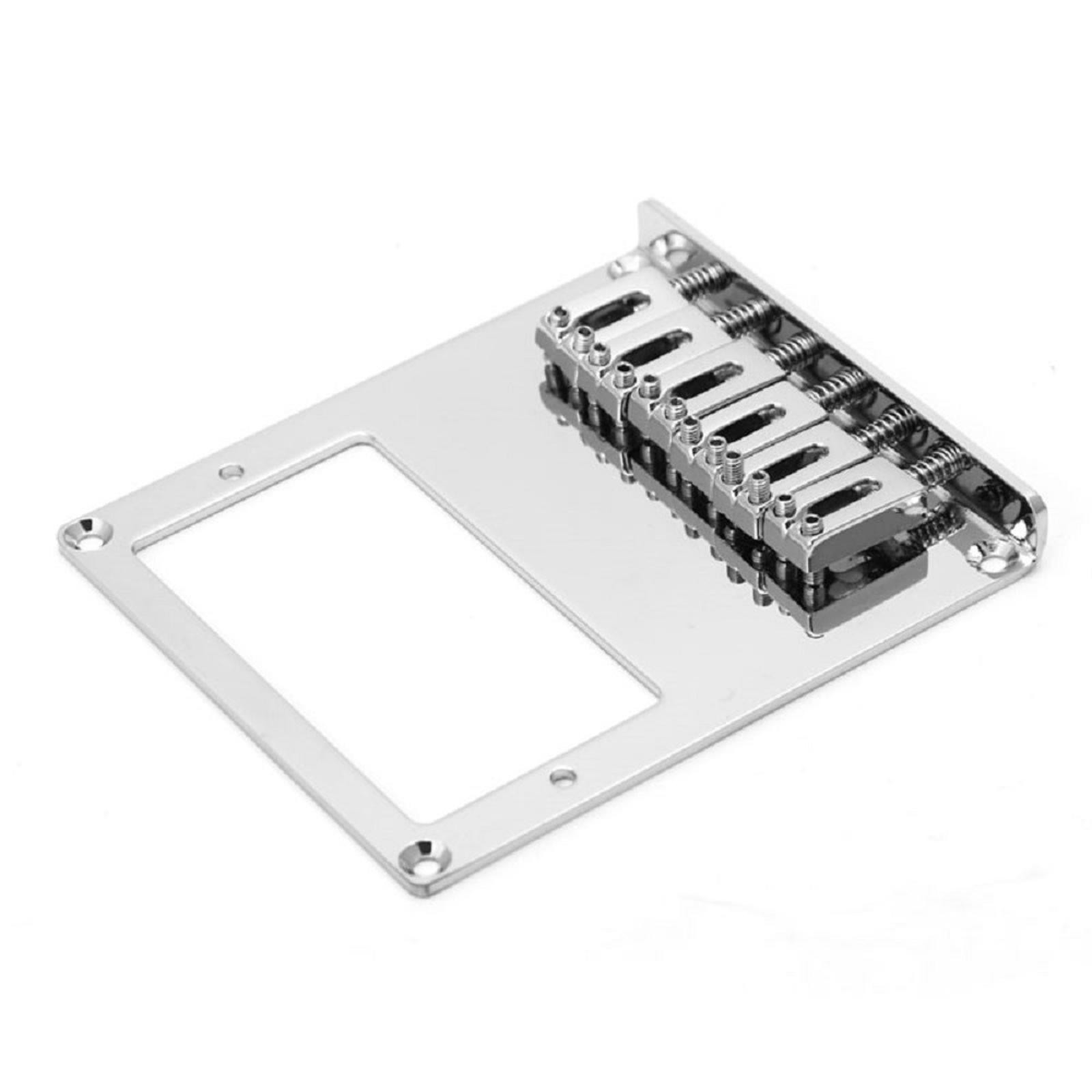 Adjustable Saddles 6 String Fixed Hardtail Bridge For Tele Telecaster Guitar K