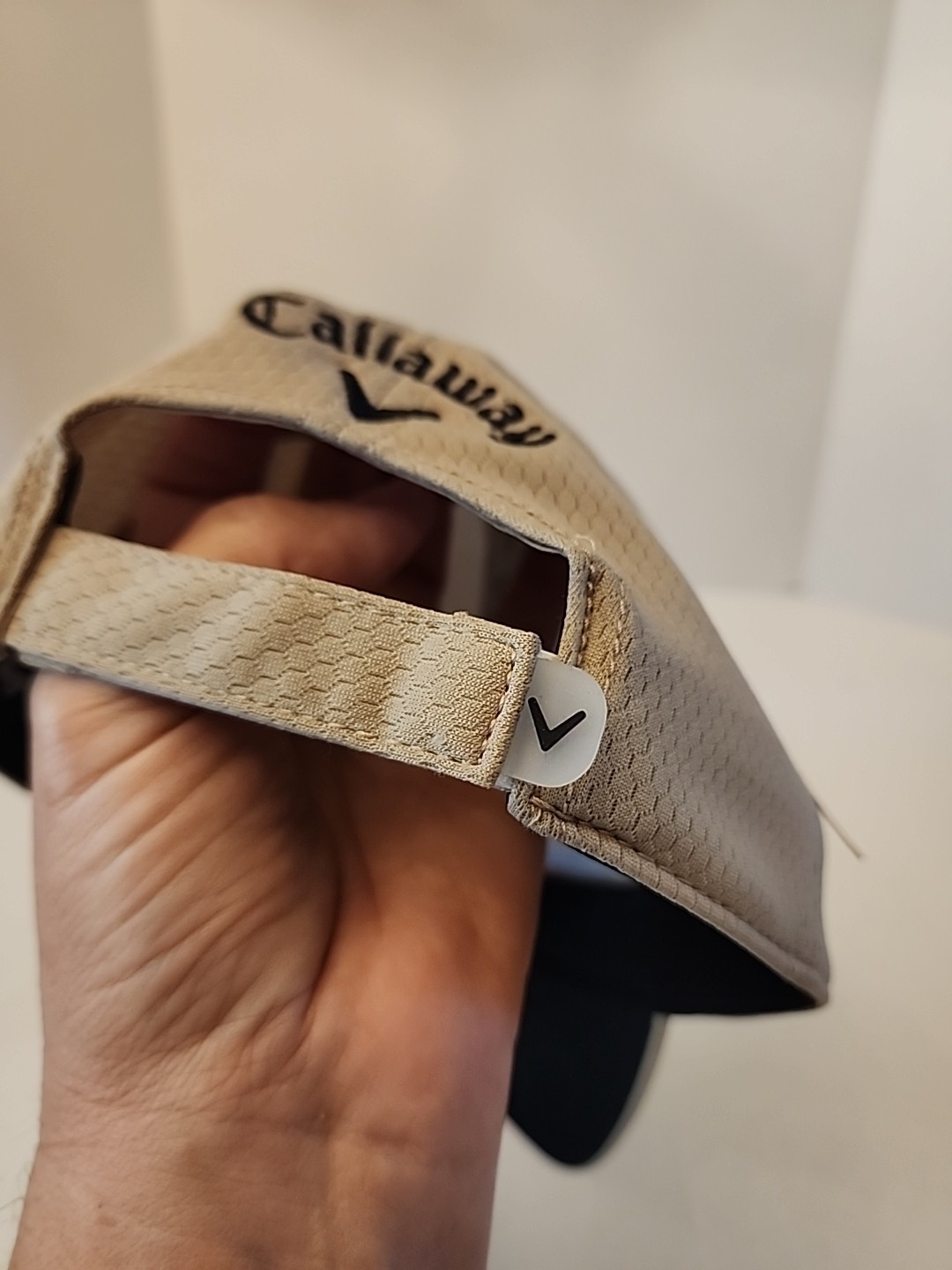 NEW! Callaway Perfomance Pro Beige Adjustable Golf Hat/Cap Soft Has Tags. 🧢