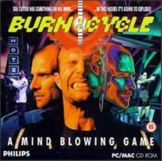 Burn Cycle + Soundtrack PC CD futuristic get virus out of your head cyber game!