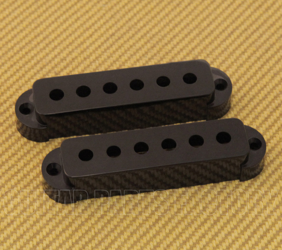 PC-6405-023 (2) Black Pickup Covers Vintage/USA and others Fender Jaguar Guitar