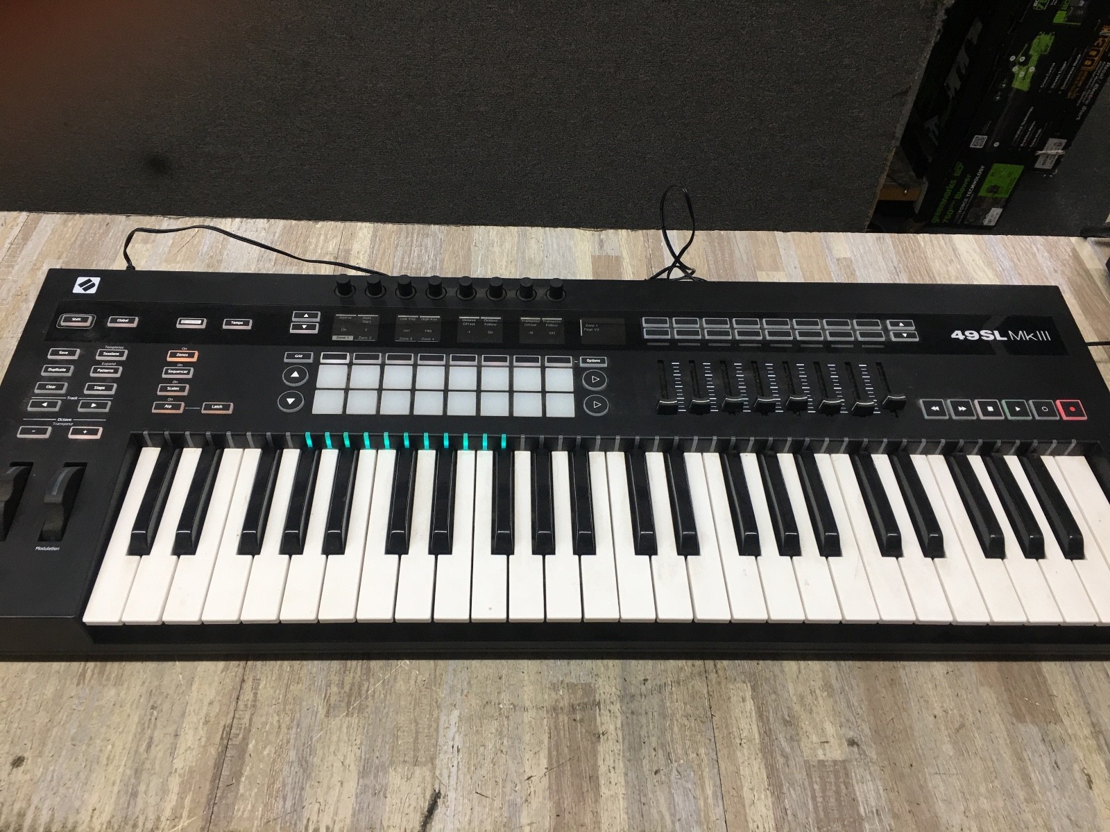 Novation 49SL MkIII 49-key Keyboard Controller with Adapter