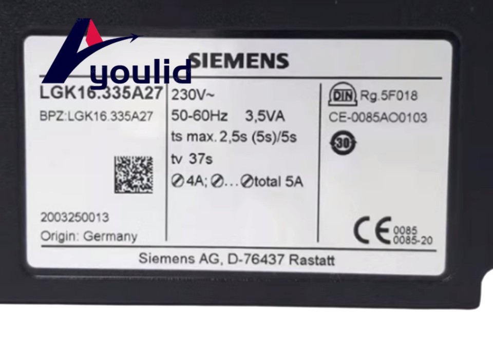 NEW SIEMENS LGK16.335A27 Burner Control
