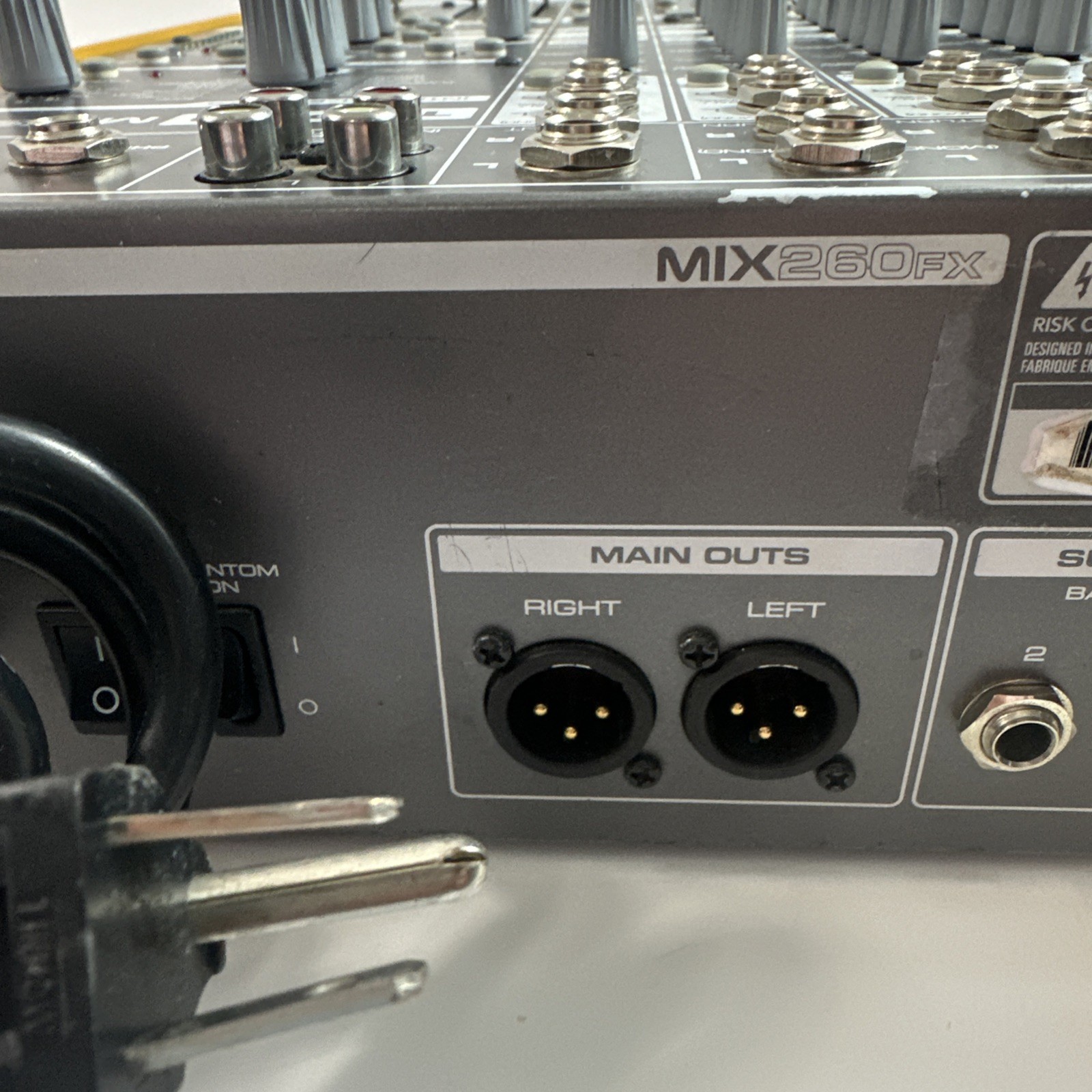 Tapco MIX260FX Compact Mixer —Works, GC