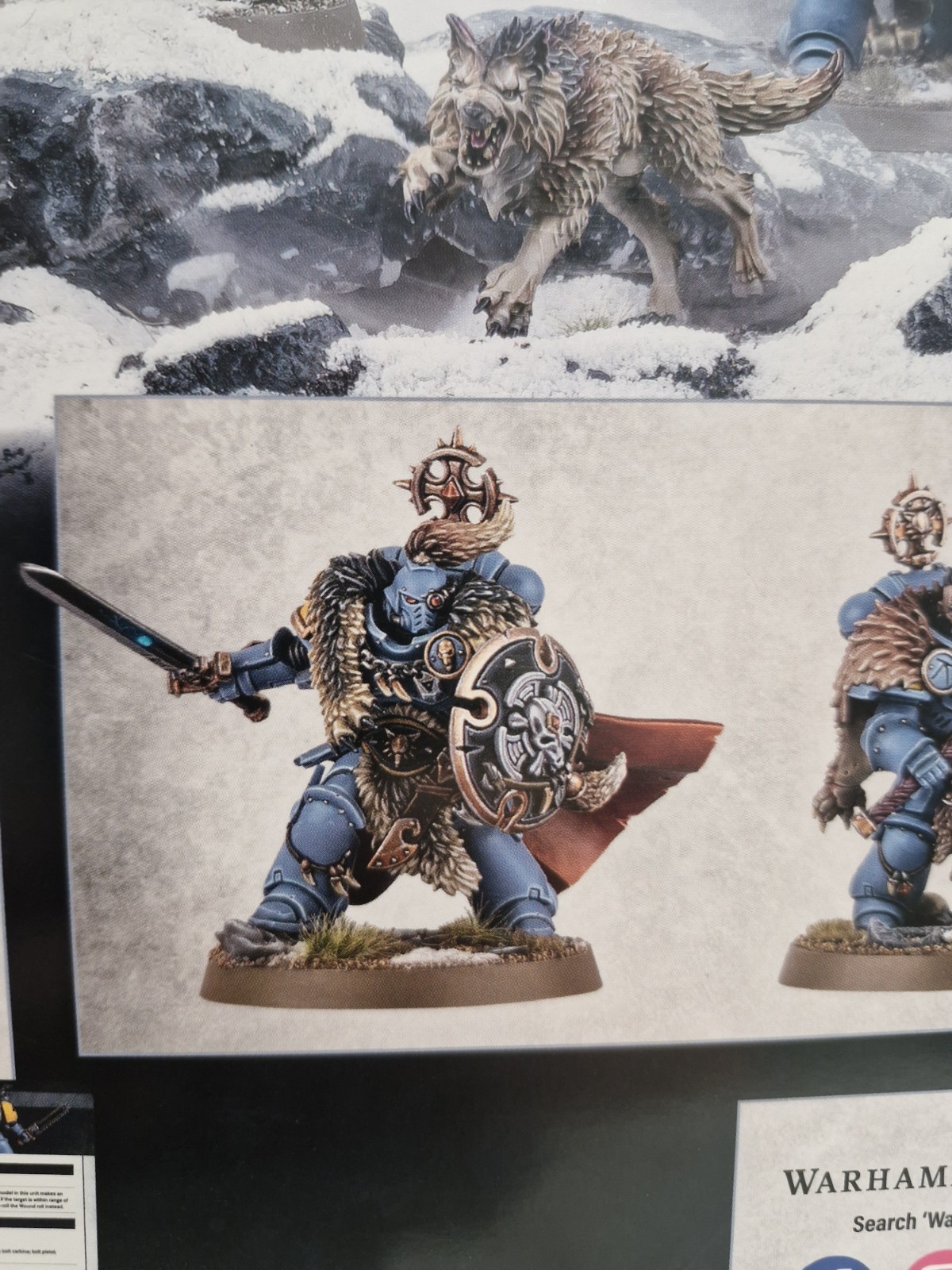 Warhammer 40k Space Wolves. Wolf Guard Battle Leader