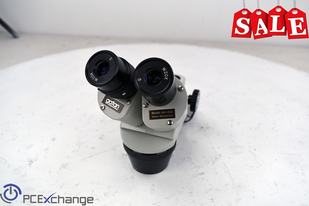 Gatan Model 691.055 Stereo Microscope W20X