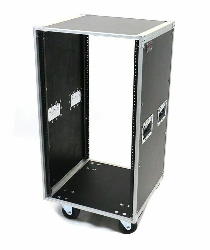 OSP 16 Space Studio Rack Case w/Wheels Fit Amp or Effects Rack Gear Units