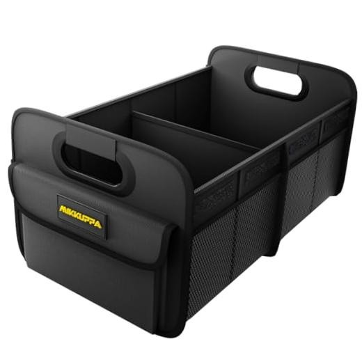 Car Trunk Organizer - 70L Collapsible Trunk Organizer with Medium Black