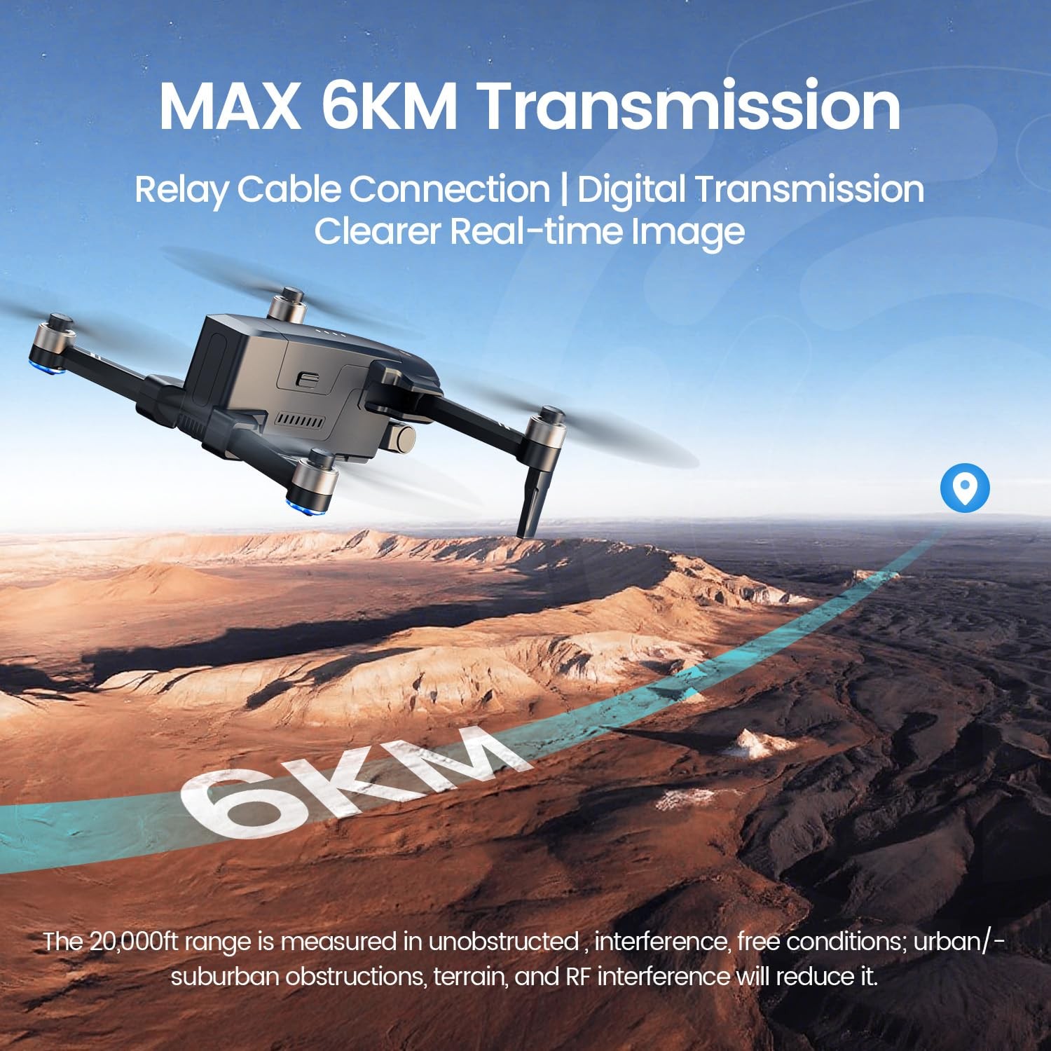 Holy Stone HS600D Drone 8K Camera 80Min Flight GPS RC