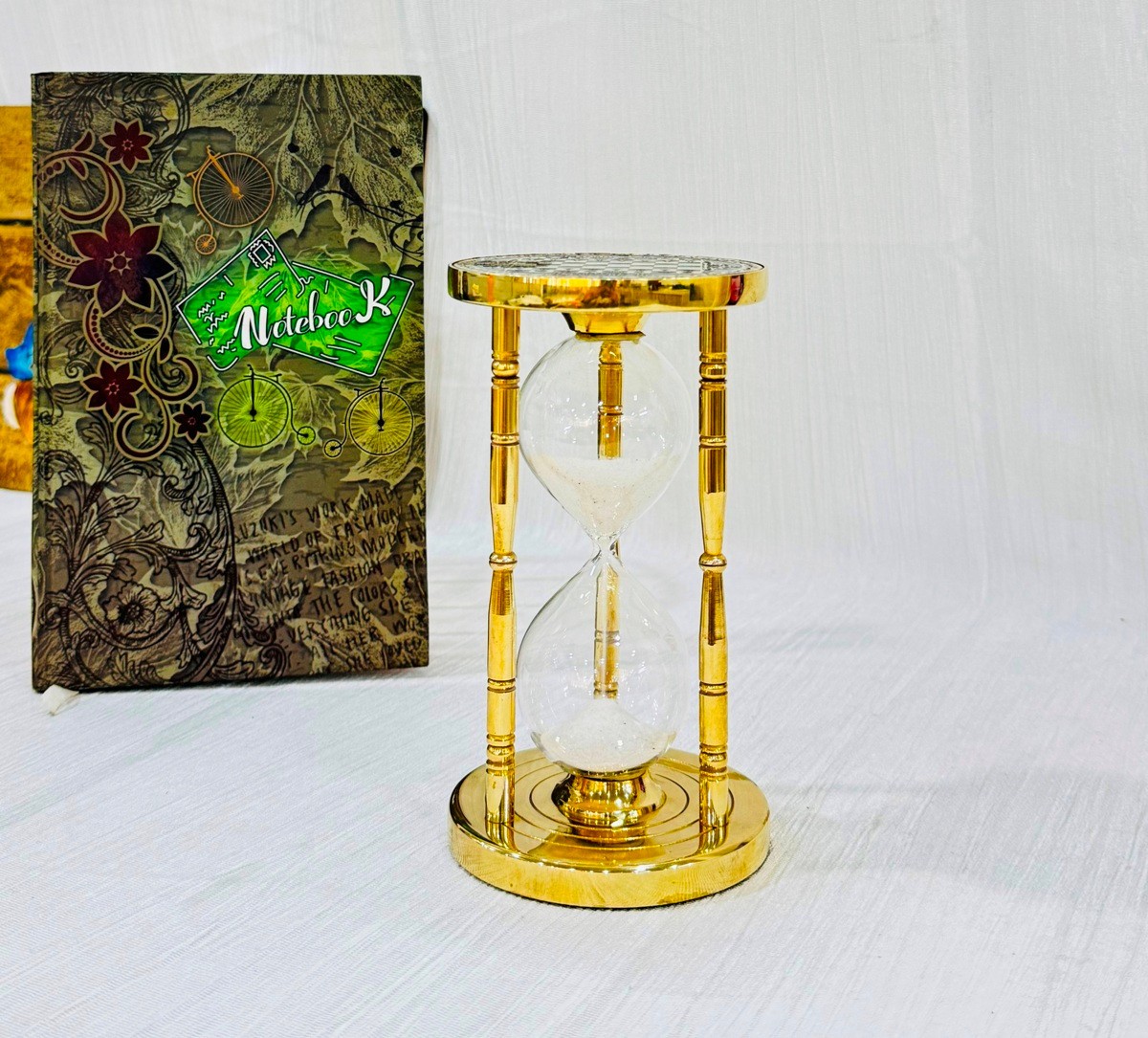 Brass Chess Sand Timer Marine Office Desk Decor