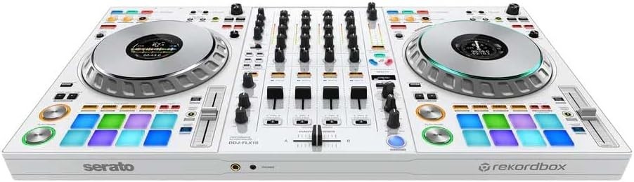 Pioneer DJ DDJ-FLX10-W 4ch Professional DJ Controller STEMS Function White